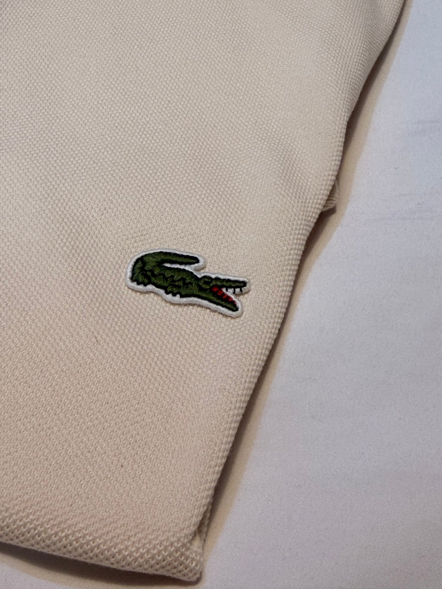 Lacoste Men's Slim Fit L.12.12 Piqué Polo Beige