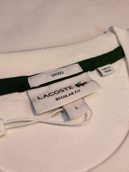 Lacoste Print Cotton Jersey T-Shirt White