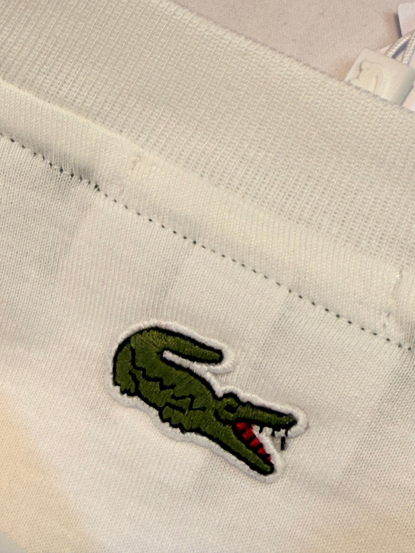 Lacoste Print Cotton Jersey T-Shirt White