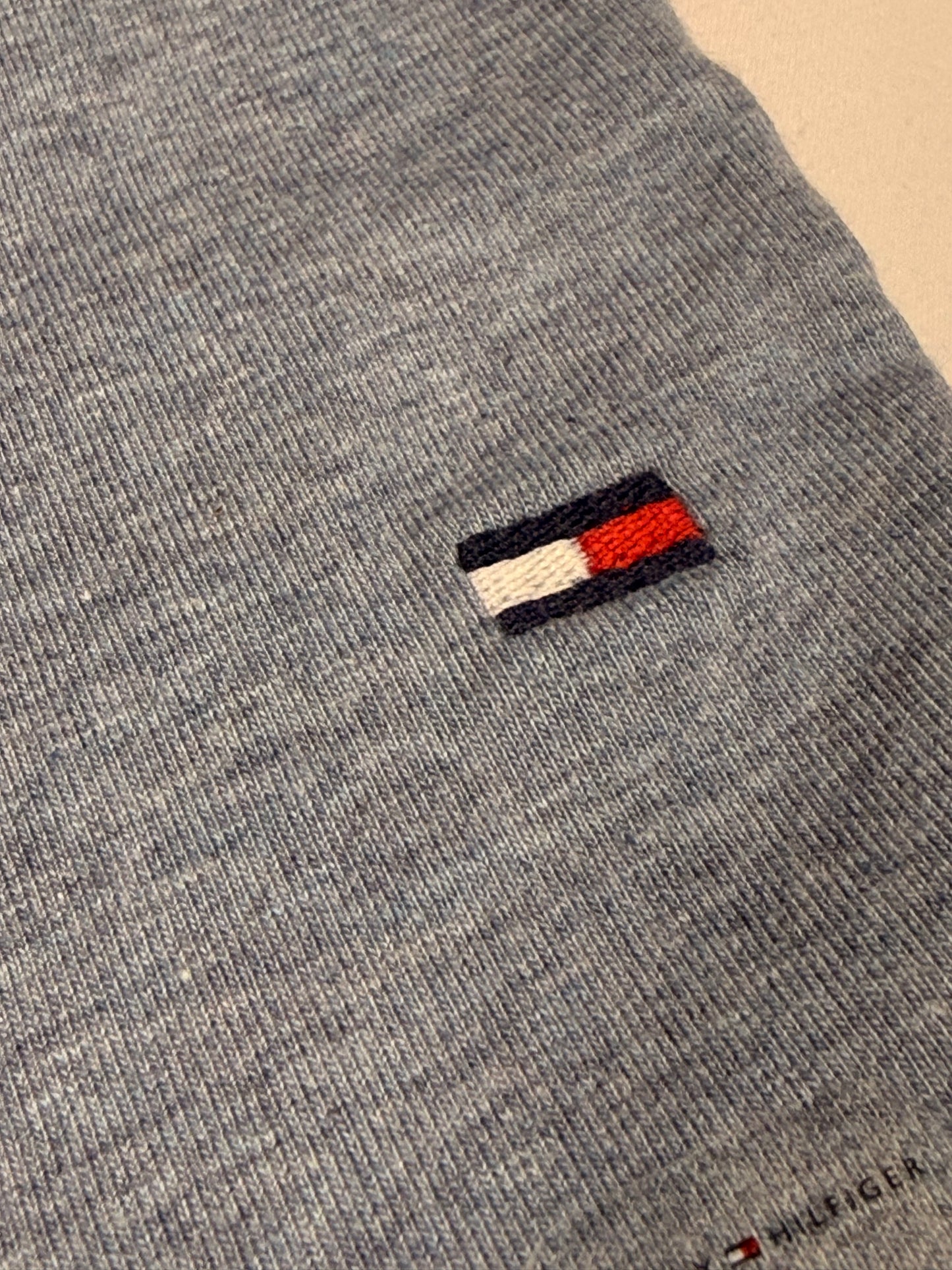 Tommy Hilfiger Solid Regular-Fit Cotton T-Shirt Blue