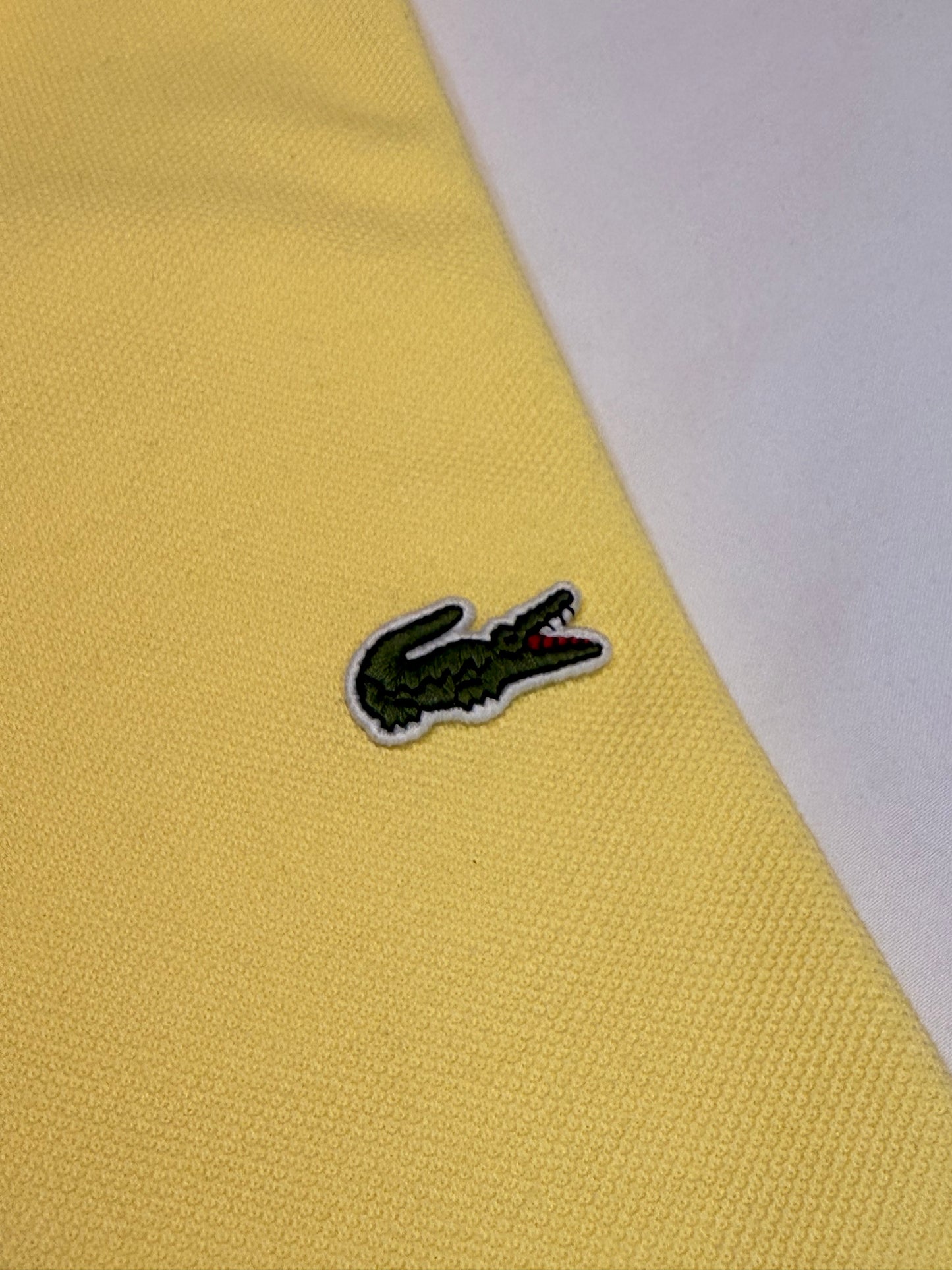 Lacoste Men's Slim Fit L.12.12 Piqué Polo Yellow
