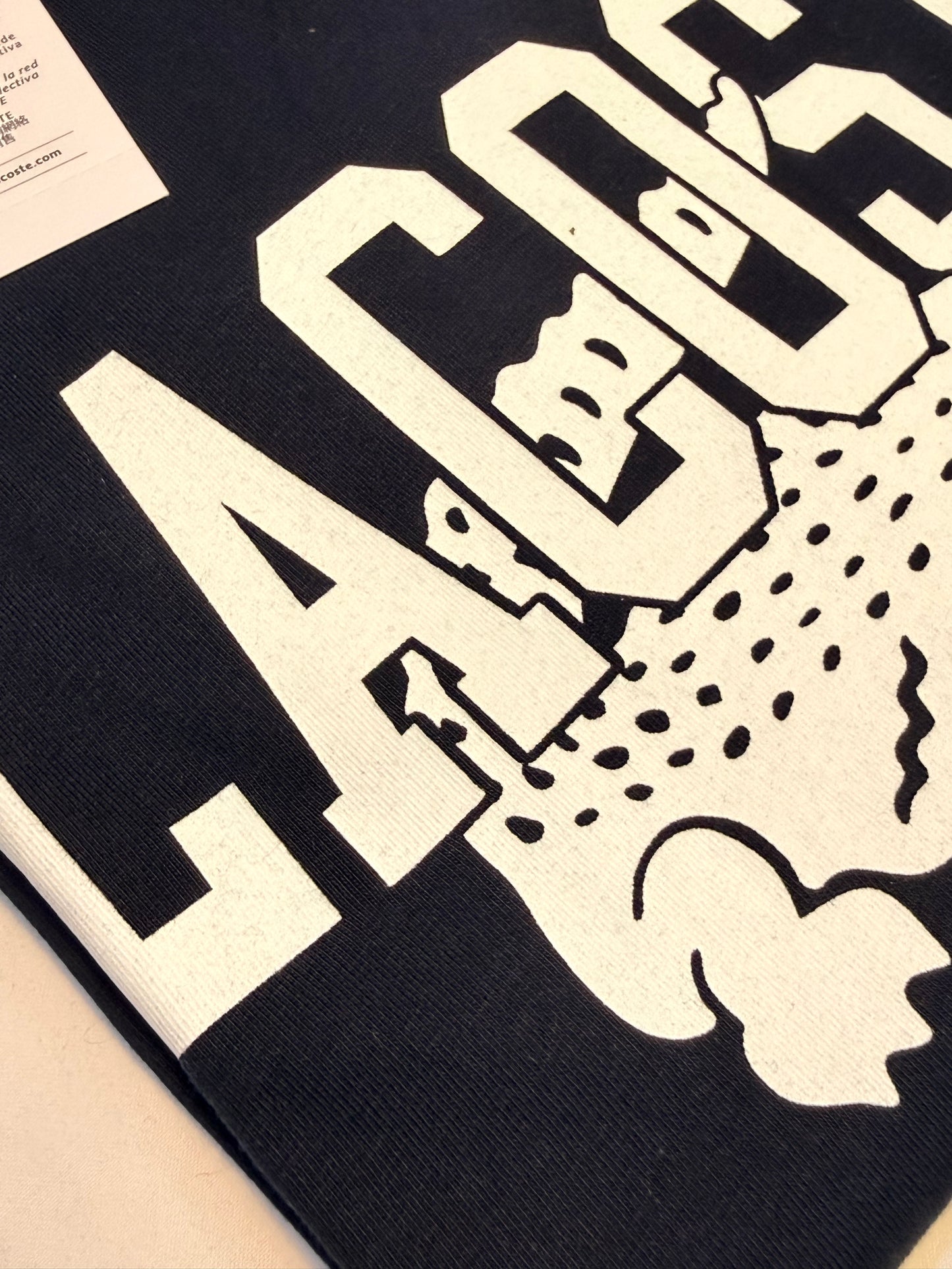 Lacoste Men's Croc Logo T-Shirt Navy Blue