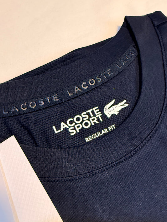 Lacoste Ultra Dry Printed Sport T-Shirt Blue