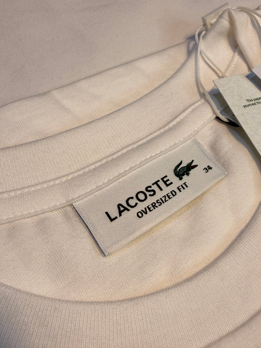 Lacoste Women's Oversized Ball Print Cotton T-Shirt