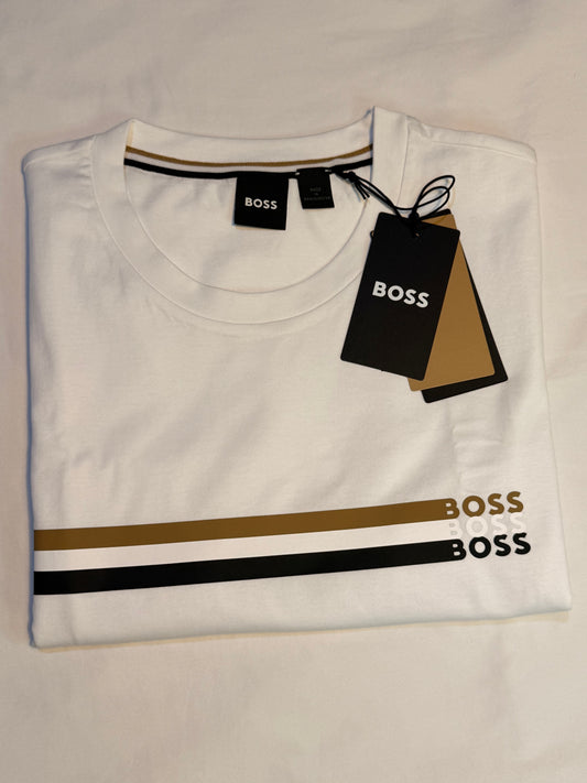 Hugo Boss T-Shirt Tee 4 White Gold