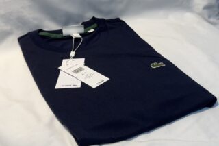 Lacoste Shirt Crew Neck Navy Blue US Large